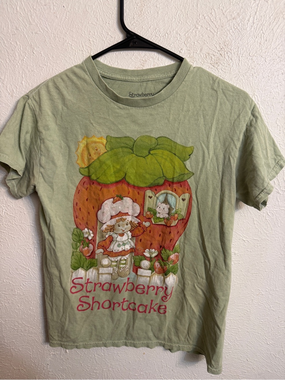 Strawberry Shortcake Women’s Green Graphic Tee